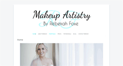 Desktop Screenshot of makeupbyrebekah.com.au